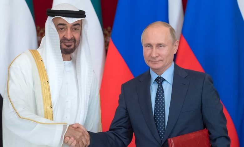 الشيخ محمد بن زايد مع الرئيس بوتين